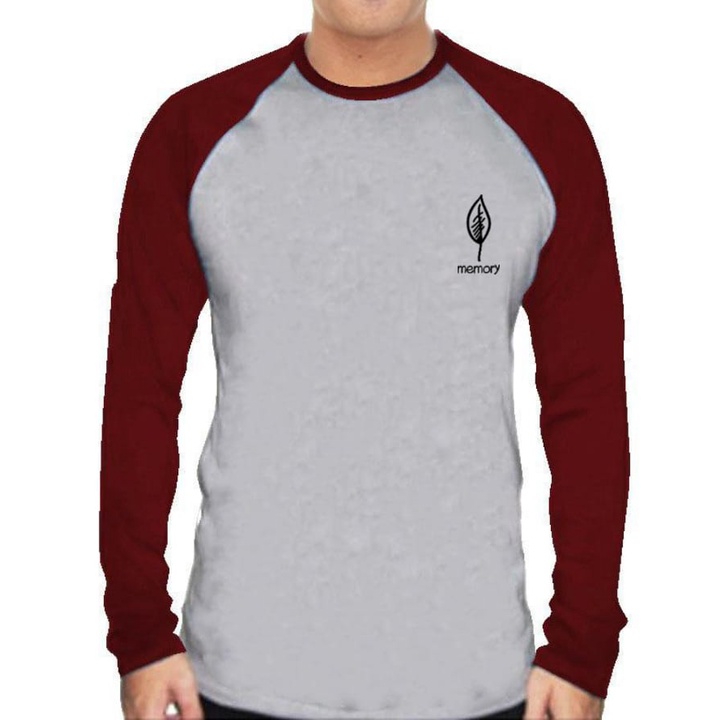 POLILE781 / BAJU RAGLAN MEMORY / sweater keren / baju panjang / terbaru