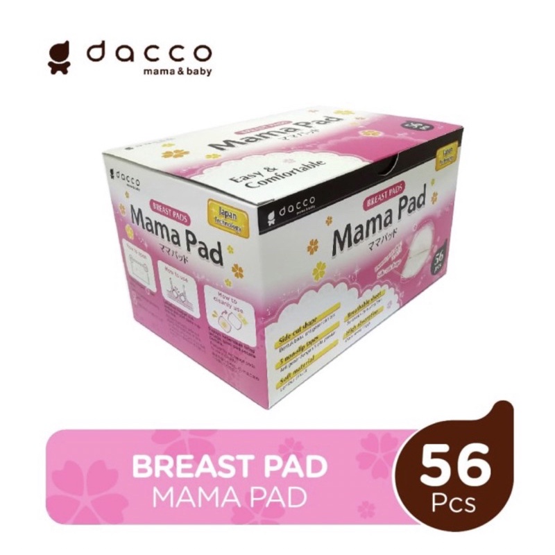 Breastpad Dacco Mama Pad isi 56 pcs | Breast Pad Mamapad Penyerap ASI