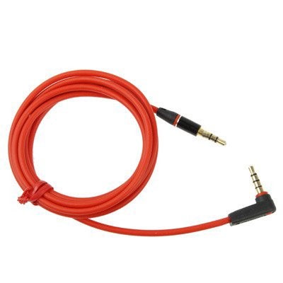 ROVTOP Kabel AUX 3.5mm HiFi Jack Gold Plated 1.2m SIP4G MERAH