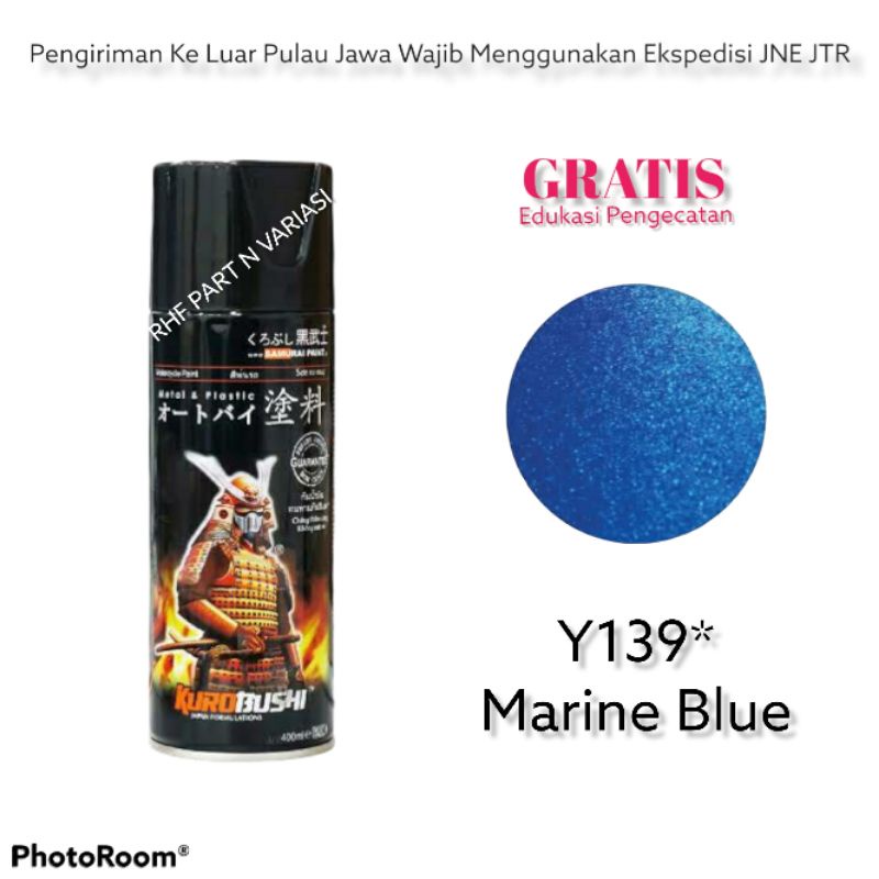 CAT SEMPROT SAMURAI PAINT MARINE BLUE Y139 / PYLOX CANDY BIRU