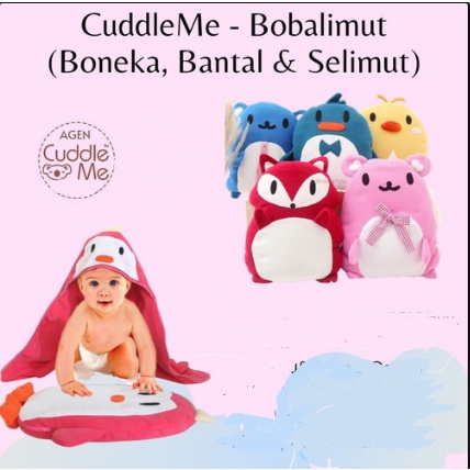 Cuddle Me Boneka Bantal Selimut Cuddleme Bobalimut 3 in 1