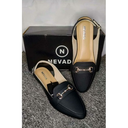 FLATSHOES SLINGBACK NEVADA/sandal sepatu nevada/flatshoes wanita/sandal sepatu wanita/sandal santai 