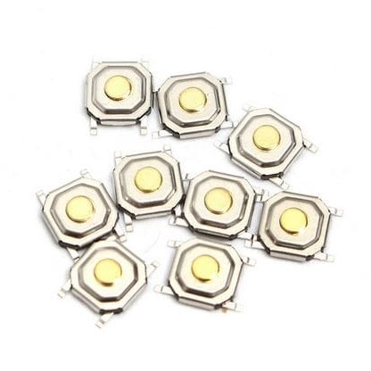 push button 5.2x5.2x1.6mm switch SMD waterproof Touch Gold color 4p