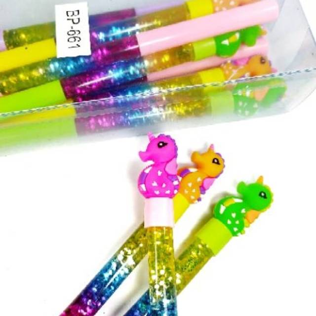 

Pulpen fancy Glitter air BP-661 karakter murah atk grosir indo