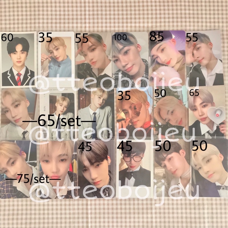 [BACA DESKRIPSI] pc chanhee new nyu the boyz christmassy skoolooks fancon mihwa  withdrama wd 3 gugu