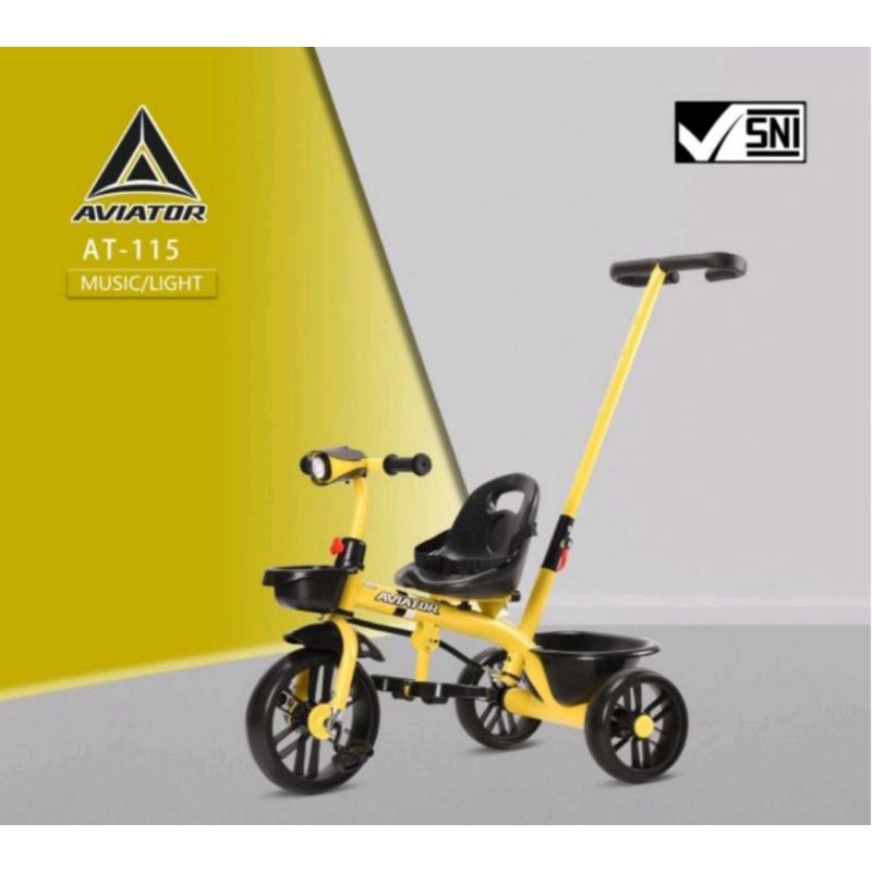 Sepeda anak roda tiga AVIATOR AT-115 Tricycle AT115 AT 115