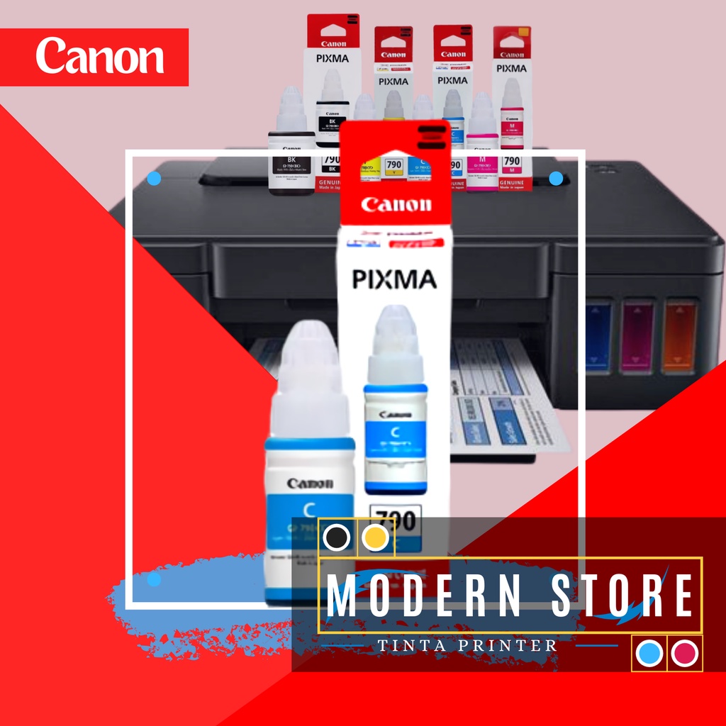 Tinta printer canon pixma 790 Cyan  SERIES G1010 G2010 G1000 G2000 G3000 G4000 G3010 G4010