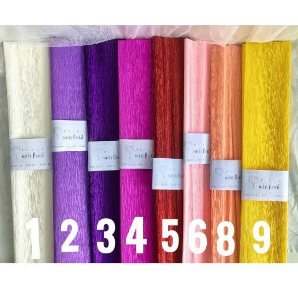 

TERMURAH!!! Kertas premium krep crepe italy tebal import