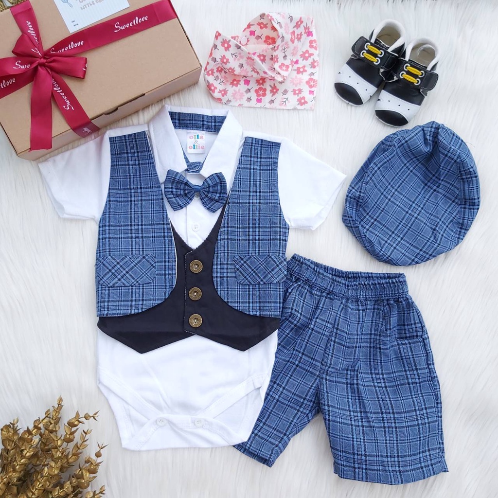 HAMPERS BABY BOY JUMPER Suspender Banyak Varian 0-1 tahun  kado anak  baby gift  Hampers bayi