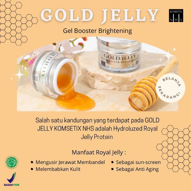 Gold Jelly NHS Gel Booster Brightening/Sun-Screen/Anti Anging