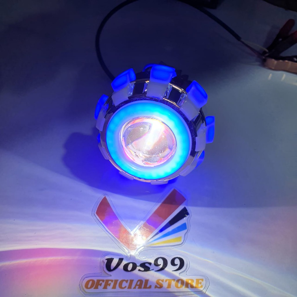 LAMPU PROJIE DEPAN 2.5 INCH MODEL UBUR-UBUR BIASA