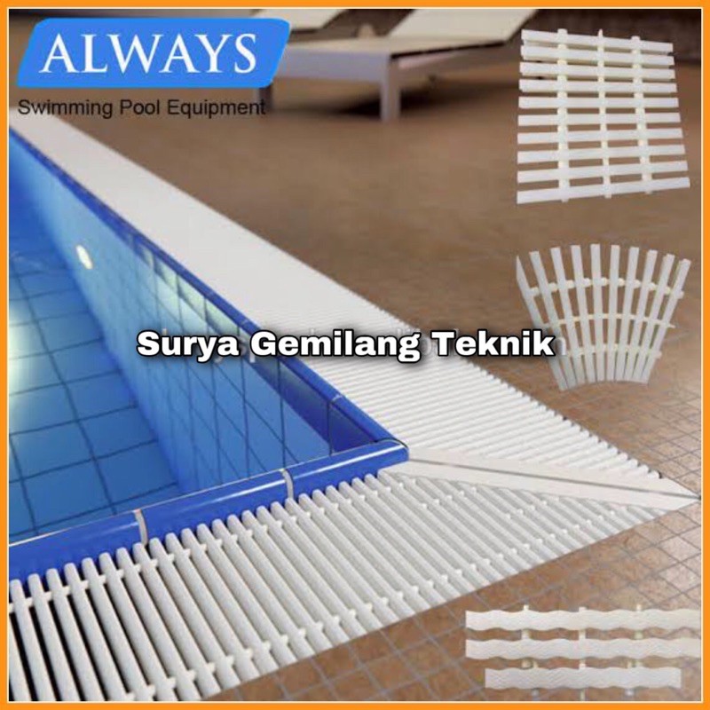 Girls Grating Kolam Renang Saluran Got Kolam Renang