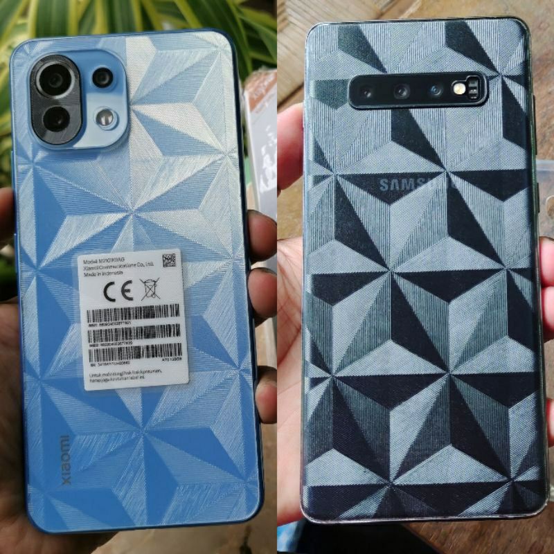 GROSIR ALL TYPE GARSKIN ANTI JAMUR ANTI GORES BELAKANG HP MOTIF DIAMOND