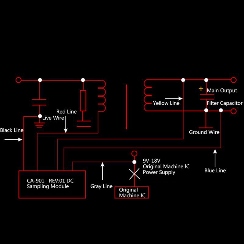 Vivi Ca-901 Modul Power Supply Tv Lcd Untuk Reparasi Display 46 &quot;