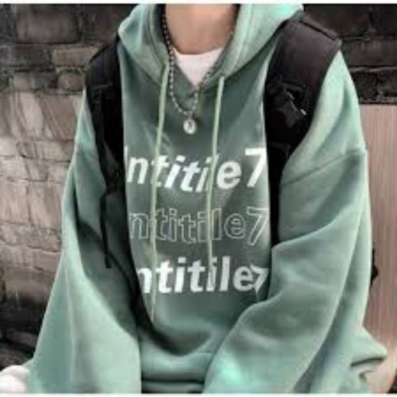 Sweater Hoodie Oversize Pakaian Pria Wanita Terbaru UNTITLED 7 Jumbo Big Size Korean style