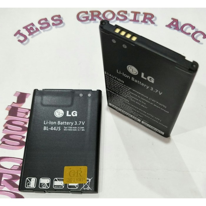 Baterai Battery LG BL-44JS / VS840 ,Viper 4G LTE , L3 , L4 , L5 ,P970