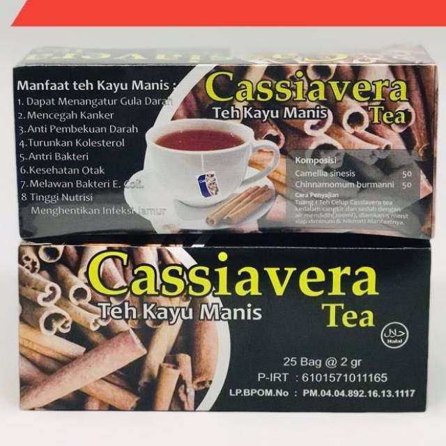 

Cassiavera Tea Teh Kayu Manis Sehat Asli