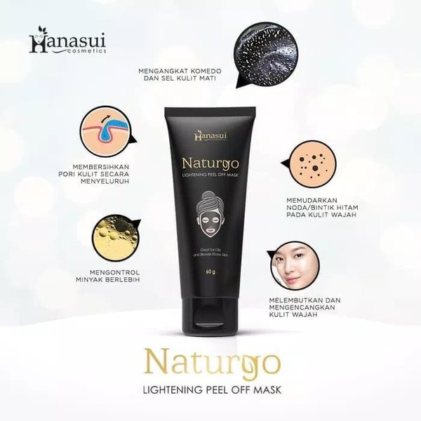 Hanasui Naturgo Lightening Peel Of Mask TUBE