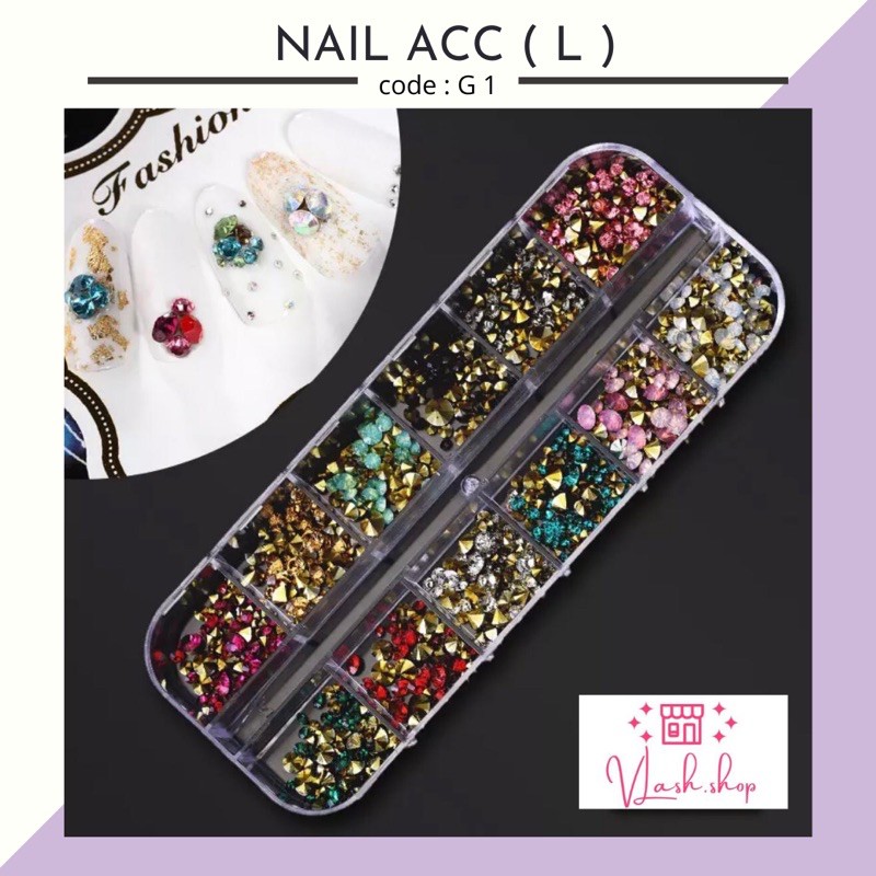 1 - 17 - NAIL ACCESORIES ( L ) - HIASAN NAIL ART