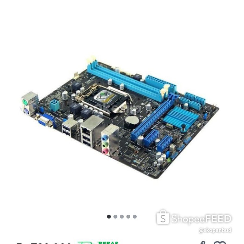 Motherboard asus H61-MK seken Second Normal noken dijual karena tidak terpakai