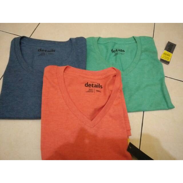 Kaos polos Details size S