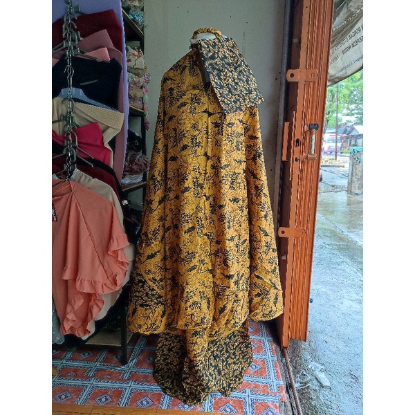 mukena rayon jumbo batik