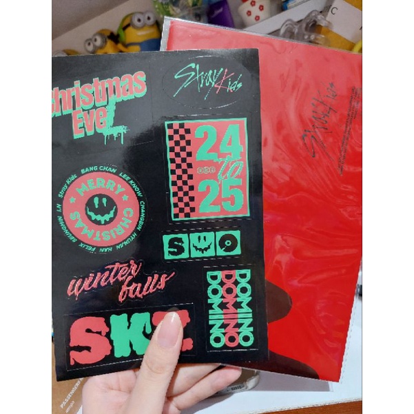 [BOOKED] Stray Kids Sticker & Poster Christmas EveL