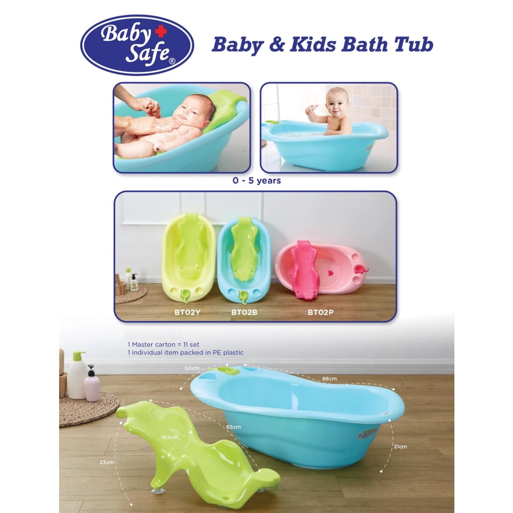 Baby Safe BT02 Bathtub Bak Mandi Anak