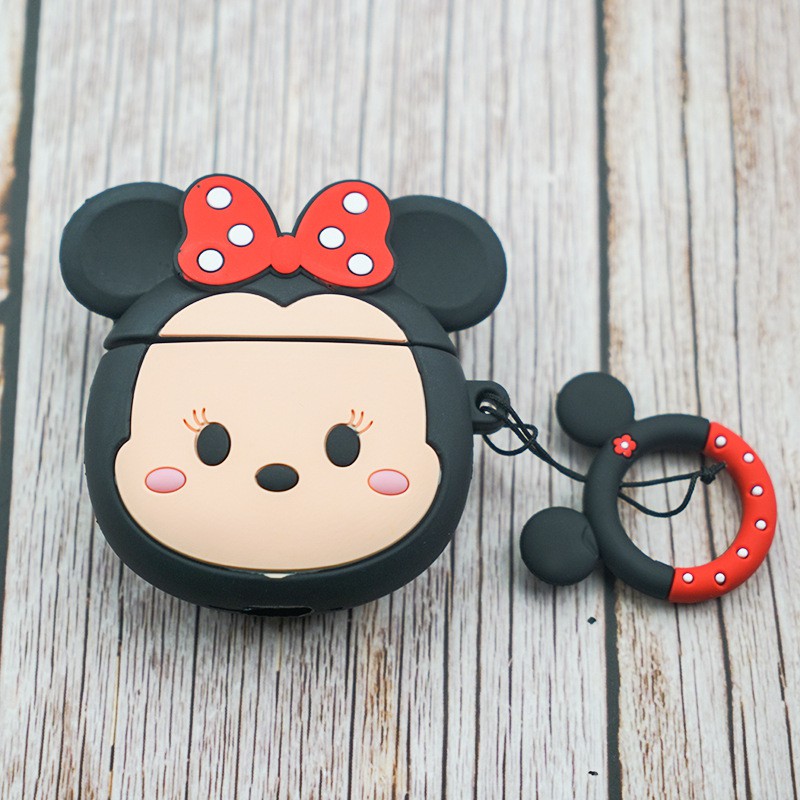 (COD)3D Lucu AirPods pro4 Case Pro 4 Inpods Pro4 Mini 4 Kartun Silicone Pelindung Kasus Inpod Mini 4-Minnie