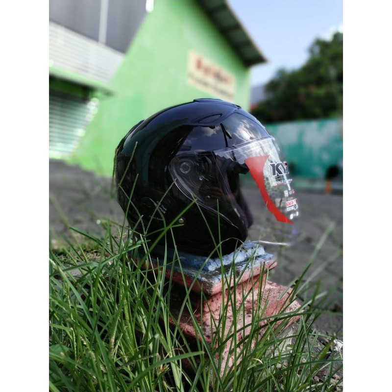 Helm KYT Kyoto black met original