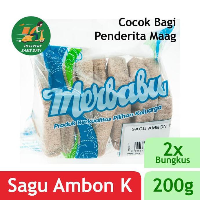 

Toko-Bahan-Kue- Merbabu Sagu Ambon K 200G X 2Pcs (Bisa Same Day Delivery) -Terlengkap-Termurah-