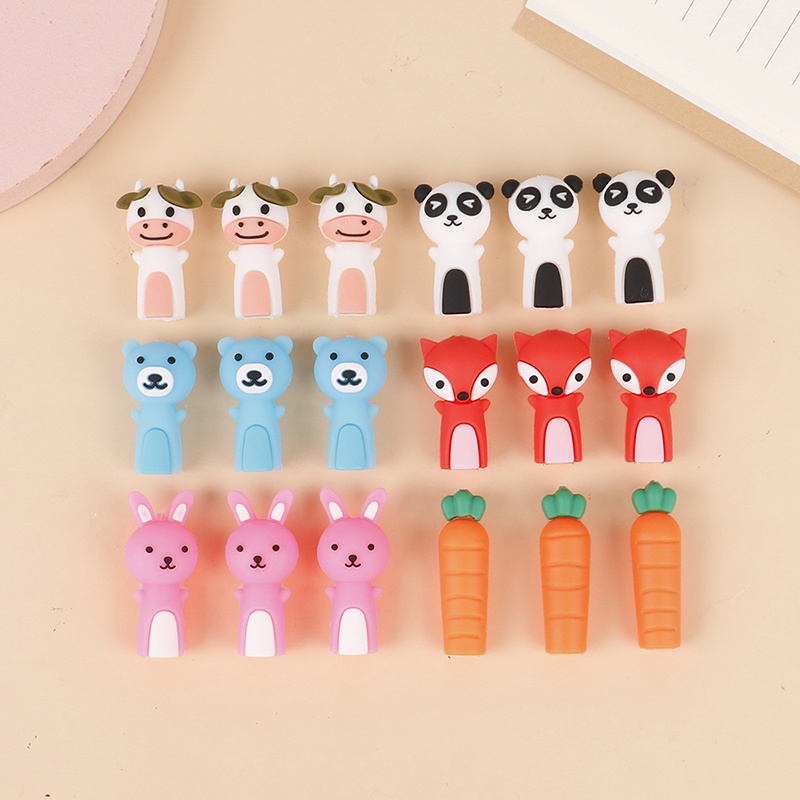 / Dreamdreaming / 3pcs / 1 Set Pensil Alis Bahan Silikon Untuk Sekolah