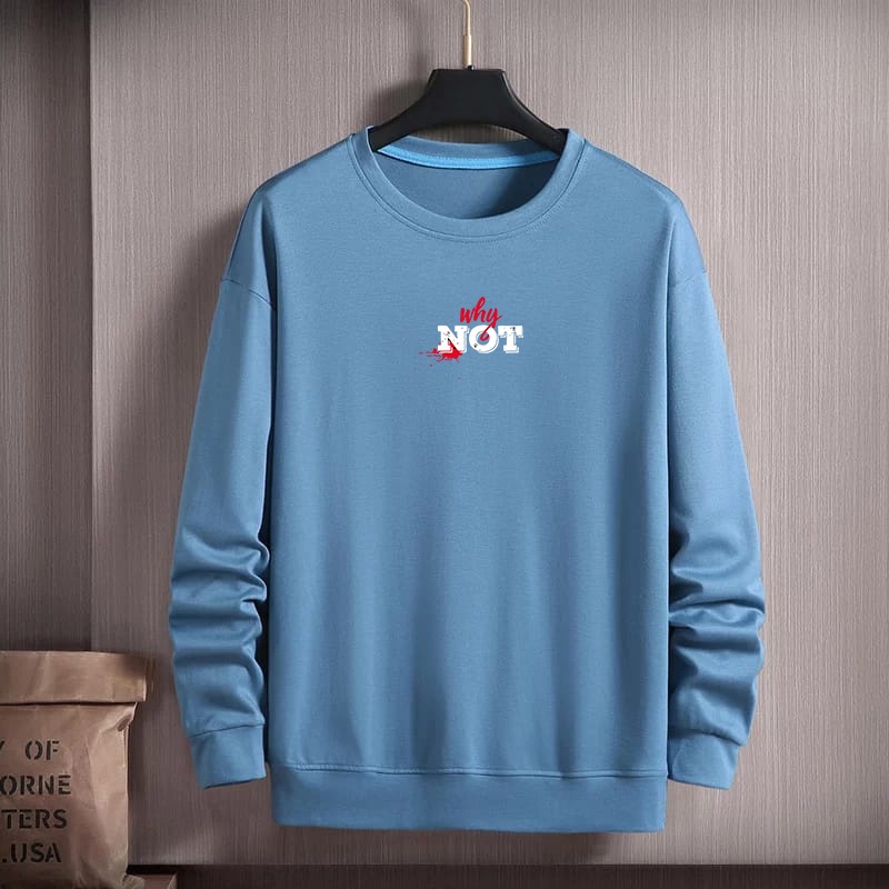 Sweater Unisex Why Not Sweater terbaru M-XXL