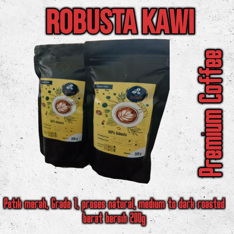 

Kopi Segalih Robusta Kawi Bubuk, Ground Coffee 200g, Spesial Untuk Kopi Susu Kekinian8