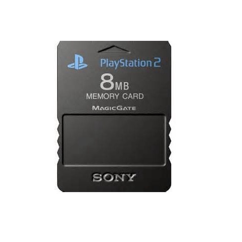 Memory Card Sony PlayStation 2 PS2 8 MB Game Boot 8MB Magic Gate Hitam