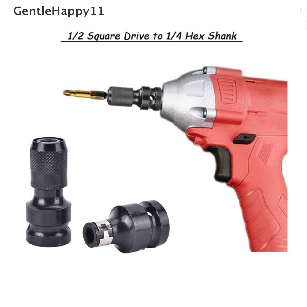 Gentlehappy Set Adapter Konverter Socket Kunci Pas Ratchet Hex