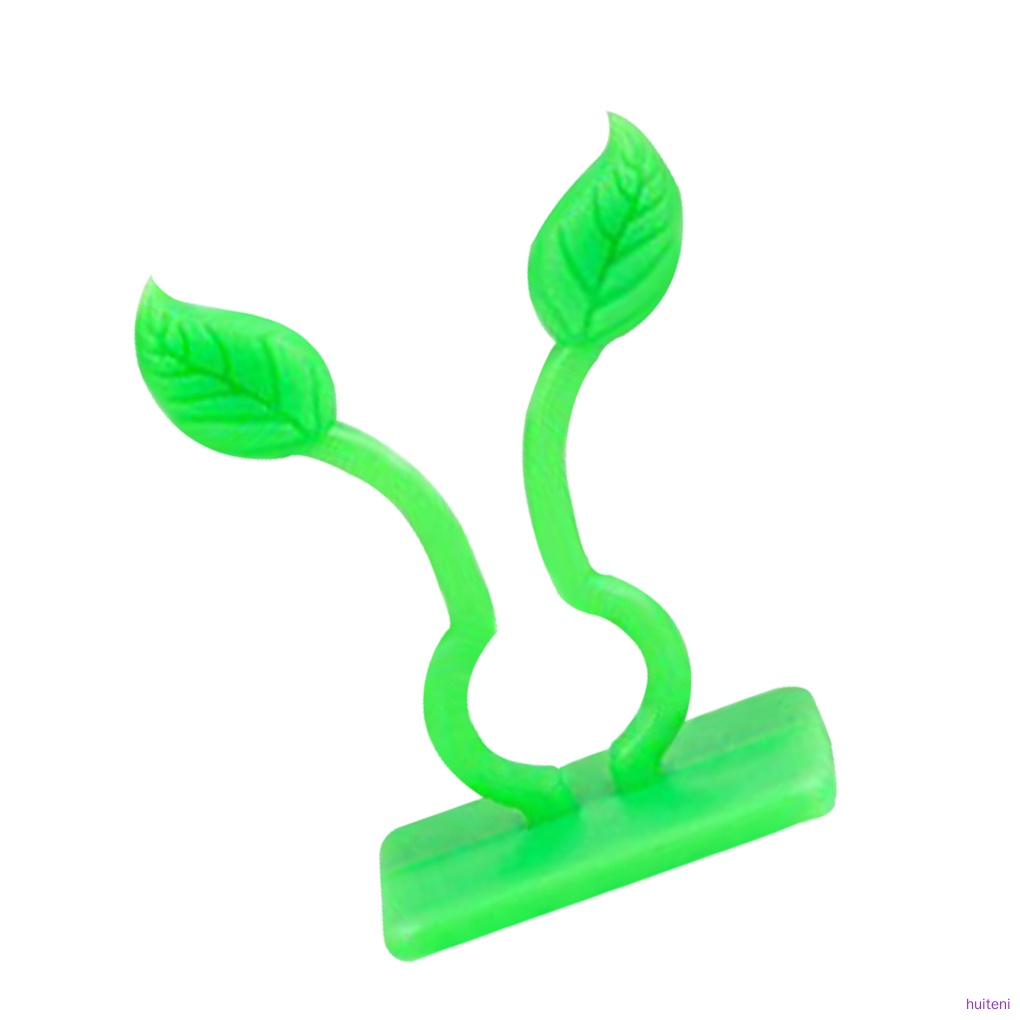 10pcs Plant Clips Plastic Fixed Plant Buckles Self Adhesive Vine Tied Fastener Hooks, S huiteni.id