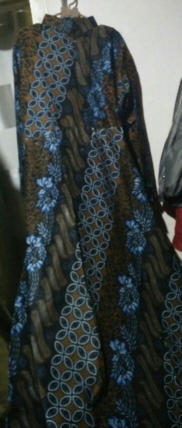 Maura Couple - Sania Ruffle Batik Couple Ori Ndoro Jowi Dnt Garansi