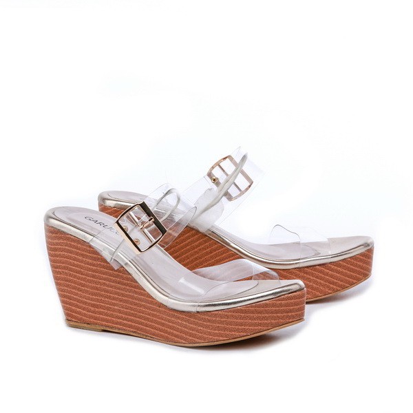 sepatu wedges wanita,sandal wedges,sandal kelom,sandal wanita murah GIN 5347