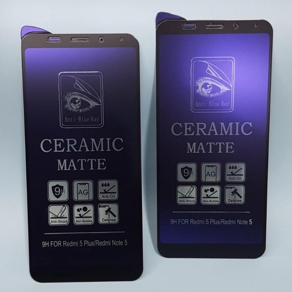 SCREEN PROTECTOR CERAMIC MATTE ANTI BLUE XIAOMI REDMI 5 PLUS - FA