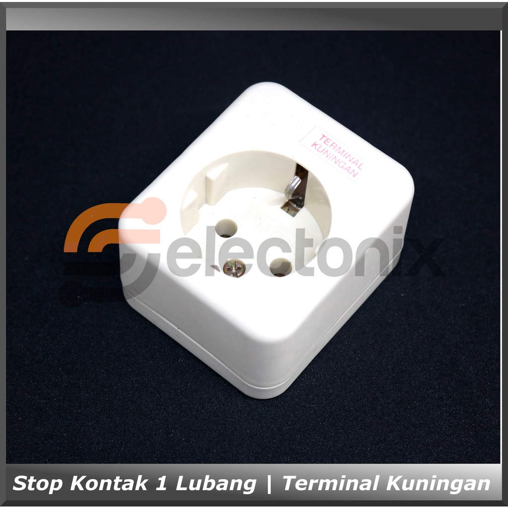 Stop Kontak / Terminal Listrik [1 Lubang] | UTICON