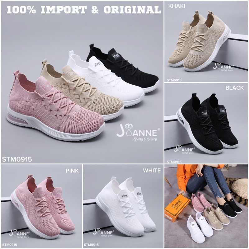 RESTOCK! [ORIGINAL] JOANNE FlyKnit Sneakers Shoes Sepatu Wanita #STM0915