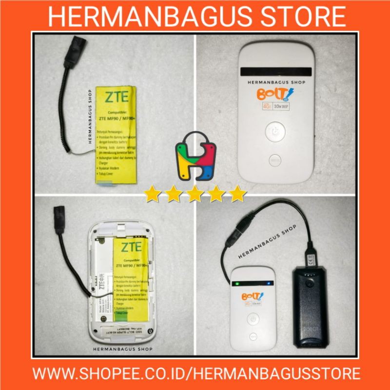 Baterai Dummy Fake ZTE MF90 Mf90 + Mf90 plus