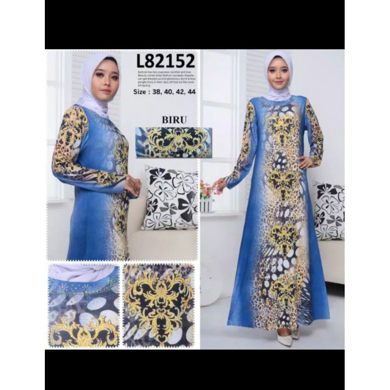 Gamis Markiza jean kaos korea
