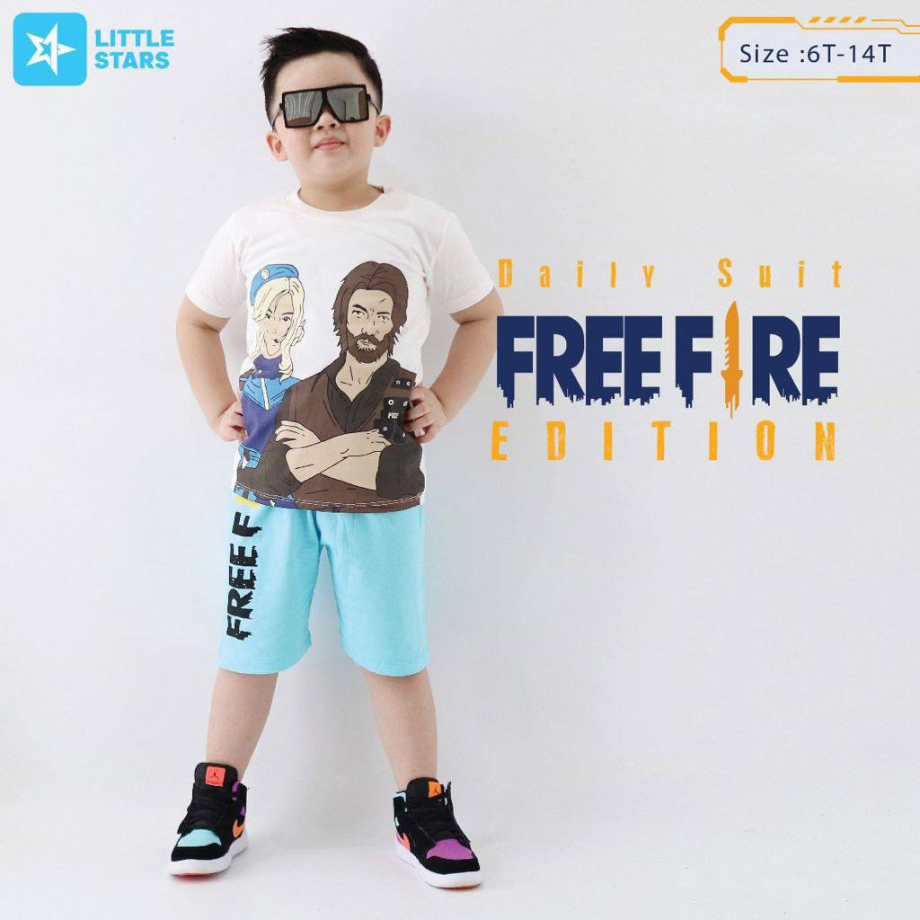 Setelan Anak Daily Suit Free Fire By Little Star