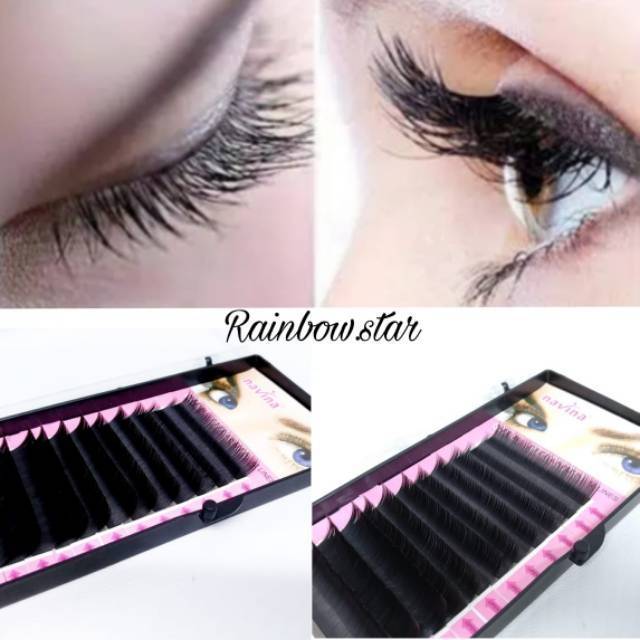 NAVINA Lash Curl C, D &amp; Mix Size Eyelash Extension Bulu Mata