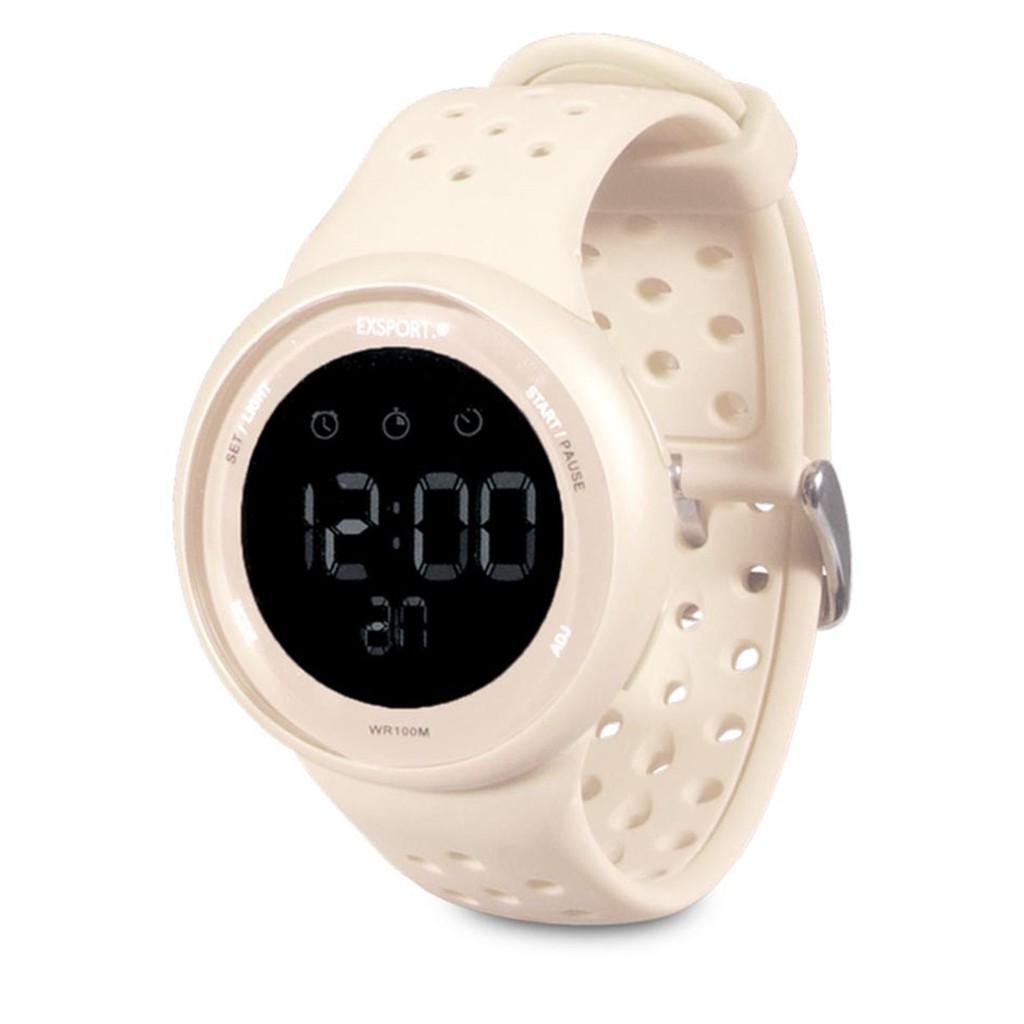 round digital watch