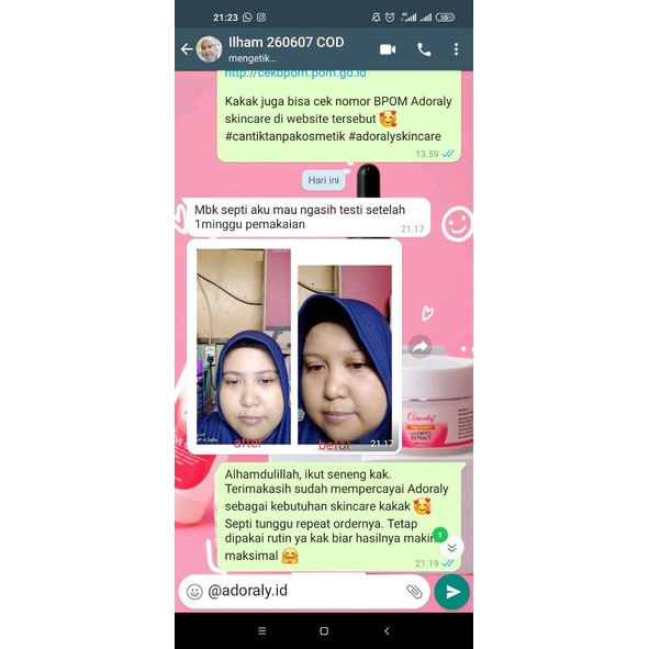 2 [PAKET] ADORALY SKINCARE - PAKET KECANTIKAN BPOM AMAN BUSUI BUMIL