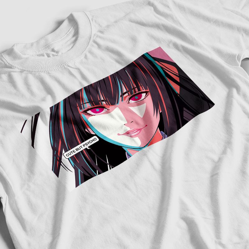 Heavyweight Yumeko Jabami Tshirt 230 GSM - Kaos Yumeko Cotton 20s