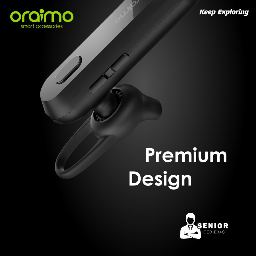 Oraimo Talking Bluetooth Headset Wireless Earphone Handsfree OEB-E34S